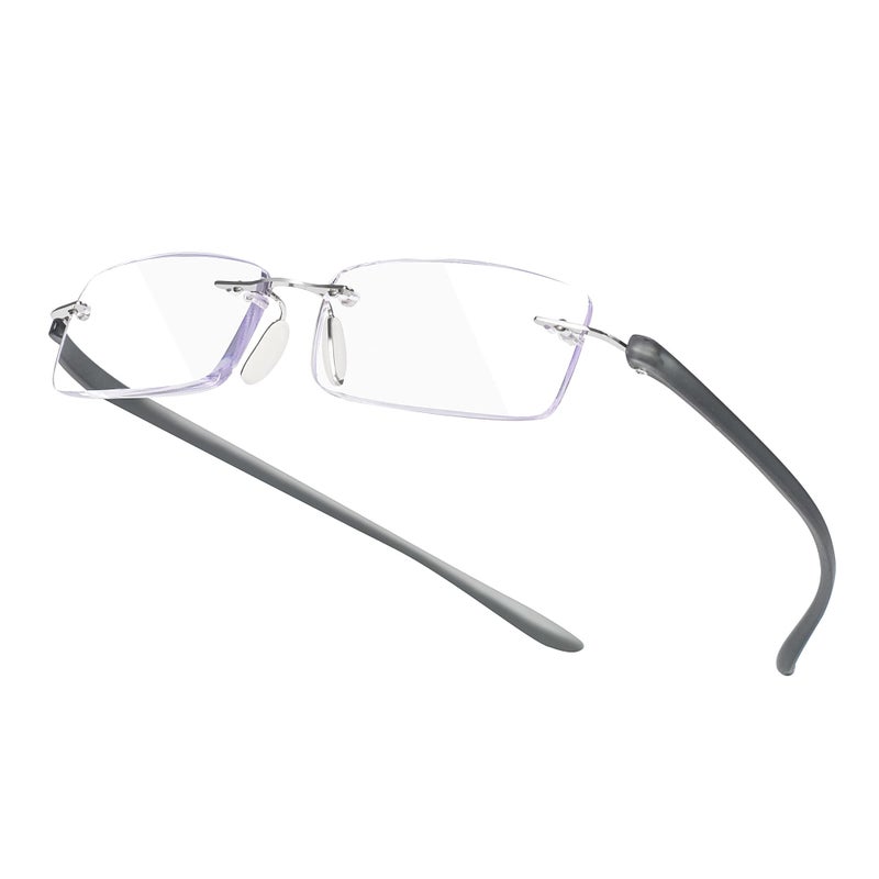 Bhigh 2 Pack Blue Light Blocking Reading Glasses Computer Gaming Black Red Mens Womens (black, 1.5, diopters) - Image 3