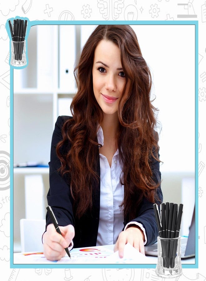 Teling 36 Pcs Small Ballpoint Pen Mini Pens Bulk 4 Inch Short Tiny Small Writing Tool Black Ink for Pocket Notebook Notepads School Office(Black,Classic Style) - Image 5