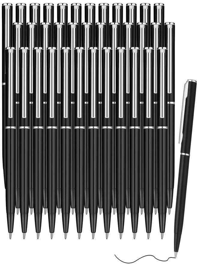 Teling 36 Pcs Small Ballpoint Pen Mini Pens Bulk 4 Inch Short Tiny Small Writing Tool Black Ink for Pocket Notebook Notepads School Office(Black,Classic Style) - Image 1