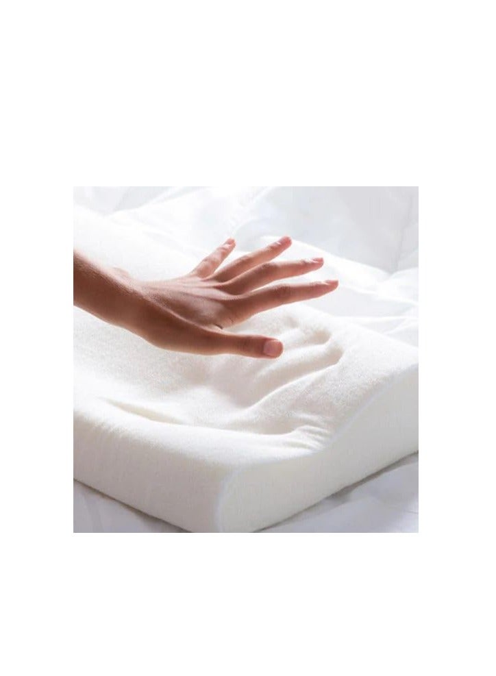 فينوس وسادة فينوس ساندويتش، مقاس كوين، وسادة كونتورية لمن ينامون على جانبهم، وسادة تقويمية لتخفيف آلام الرقبة، وسادة إسفنجية مرنة لآلام الظهر، وسادة إسفنجية مرنة قابلة للتعديل، معتمدة من CertiPUR-US - Image 3