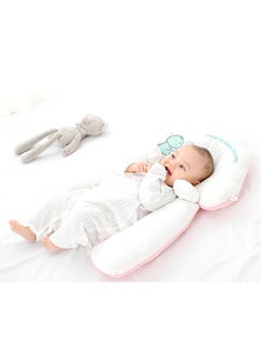 HaveDream Baby Soothing Shaping Pillow To Prevent Head Tilt And Correct Sleeping Artifact (Cloud Pillow Pink Letters + Drawstring + Soothing Column)  - Image 2