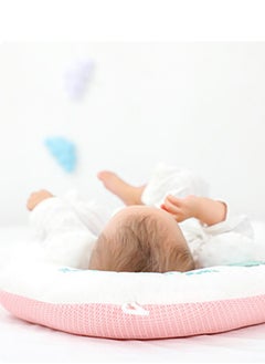HaveDream Baby Soothing Shaping Pillow To Prevent Head Tilt And Correct Sleeping Artifact (Cloud Pillow Pink Letters + Drawstring + Soothing Column)  - Image 1