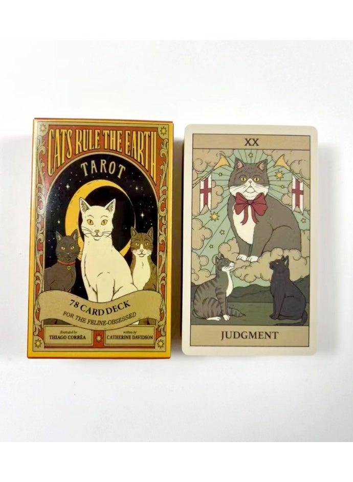 NIBEMINENT cats rule the earth tarot