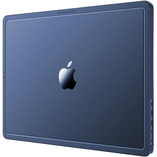 Soonjet Compatible with MacBook Air 13 inch Case M5 M4 M3 M2 2026-2022, Model A3449 A3240 A3113 A2681, [100% Match Official Color] Hard Shell Laptop Cover for MacBook Air 13.6 inch– Midnight Clear - Image 1