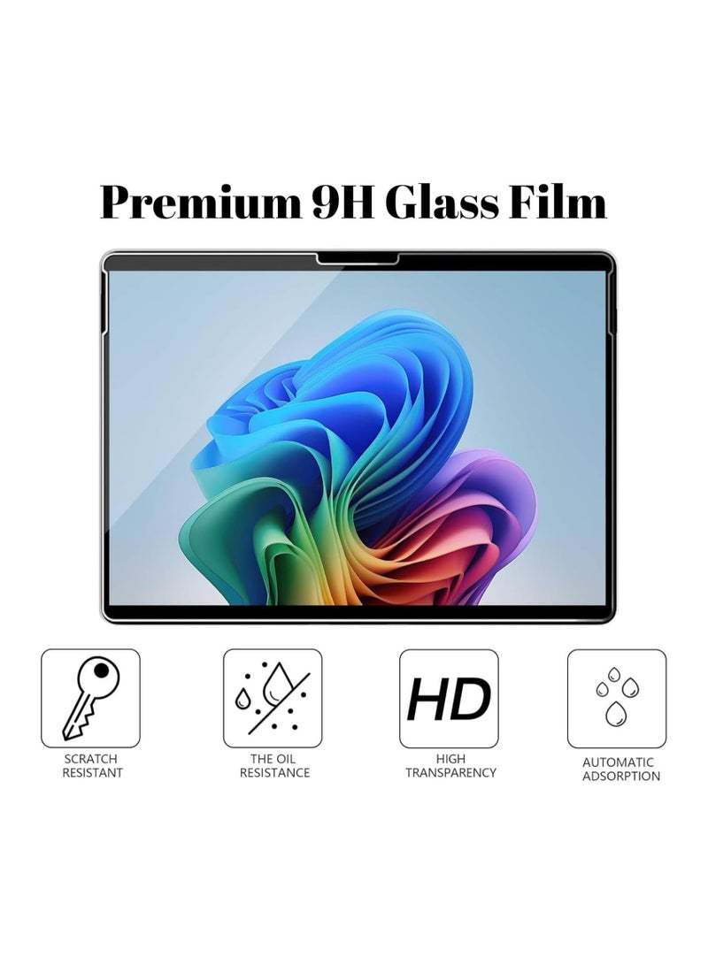 2 Pack Screen Protectors for Microsoft Surface Pro 11 2024 13 inch, 9H Glass Screen Film Scratch Resistant Bubble Free Easy to Install Screen Protectors for Surface Pro 11 2024 - Image 2