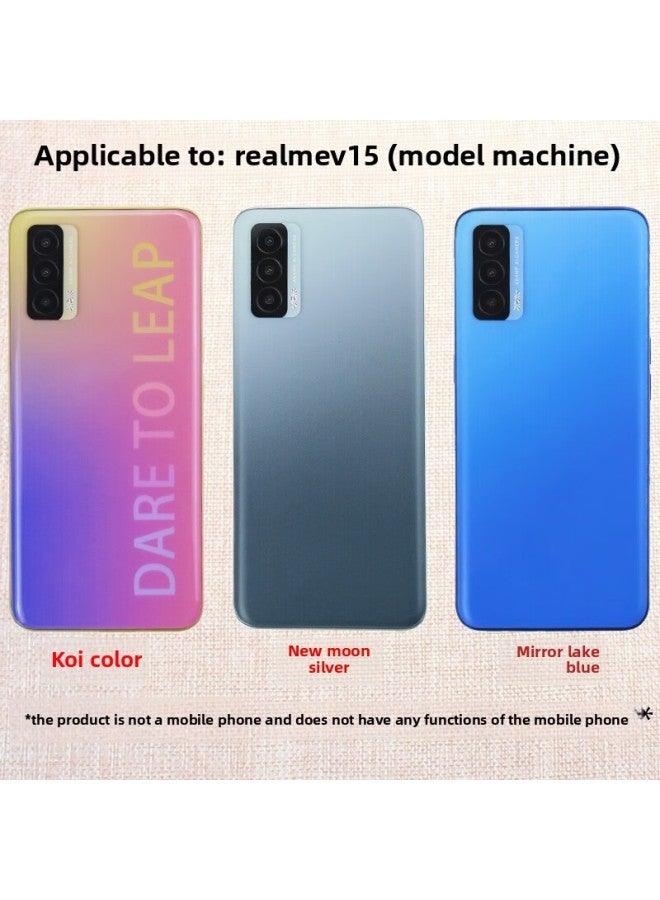 نموذج الهاتف المحمول BA Gang مناسب لنموذج محاكاة Real Me RealmeQ3 لشاشة زجاجية REALMEV15 - نماذج قابلة للتطبيق: True Me RealmeGTneo2 نموذج شاشة سوداء رفيعة سوداء [لا يمكن أن تكون الشاشة ساطعة]] - Image 1