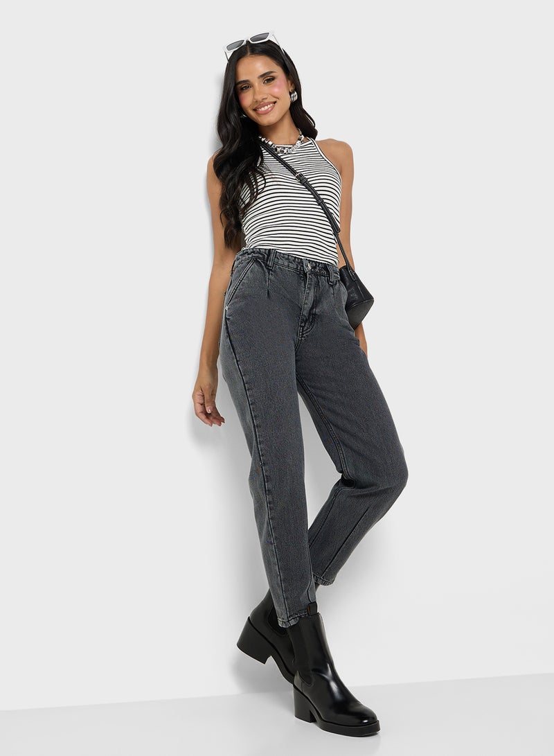 جينجر جينز موم عالي الخصر - Image 1