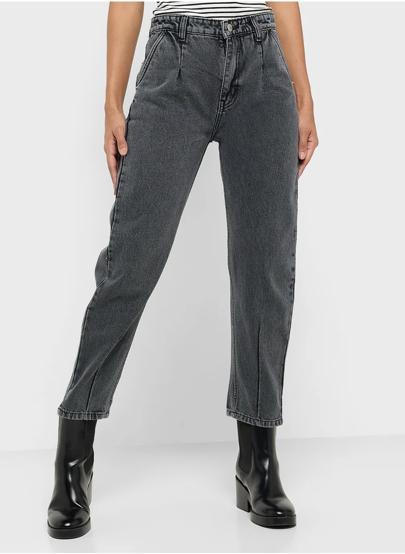 Ginger High Rise Mom Jeans