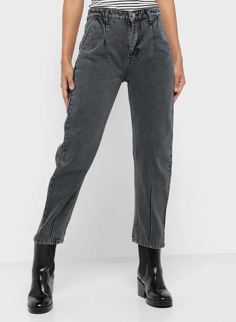 Ginger  High Rise Mom Jeans for Women | Best Price UAE
