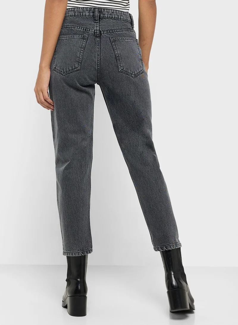 Ginger  High Rise Mom Jeans for Women | Best Price UAE