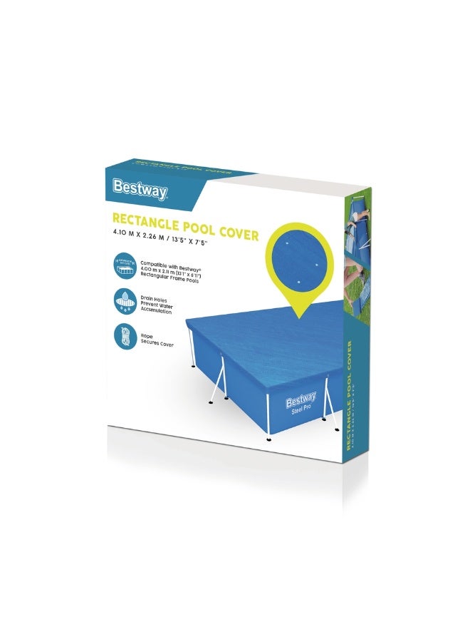 Bestway - Rectangle Pool Cover for 400x211 cm - 58107 - Image 3