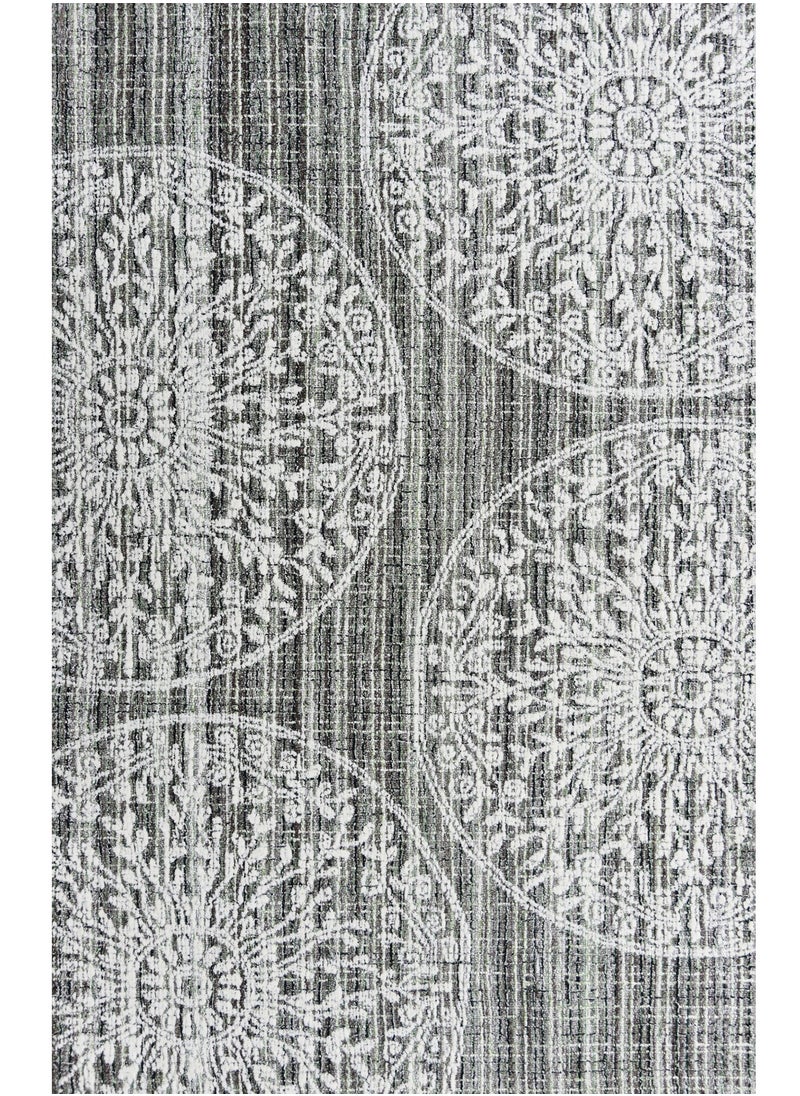 AURUM HOME AH04A Hand Tufted Carpets Indoor Living Dining Bedroom Room and Gallery Area Rugs Loop Cut Pile Wool and Pet yarn, Rectangle  - Image 1