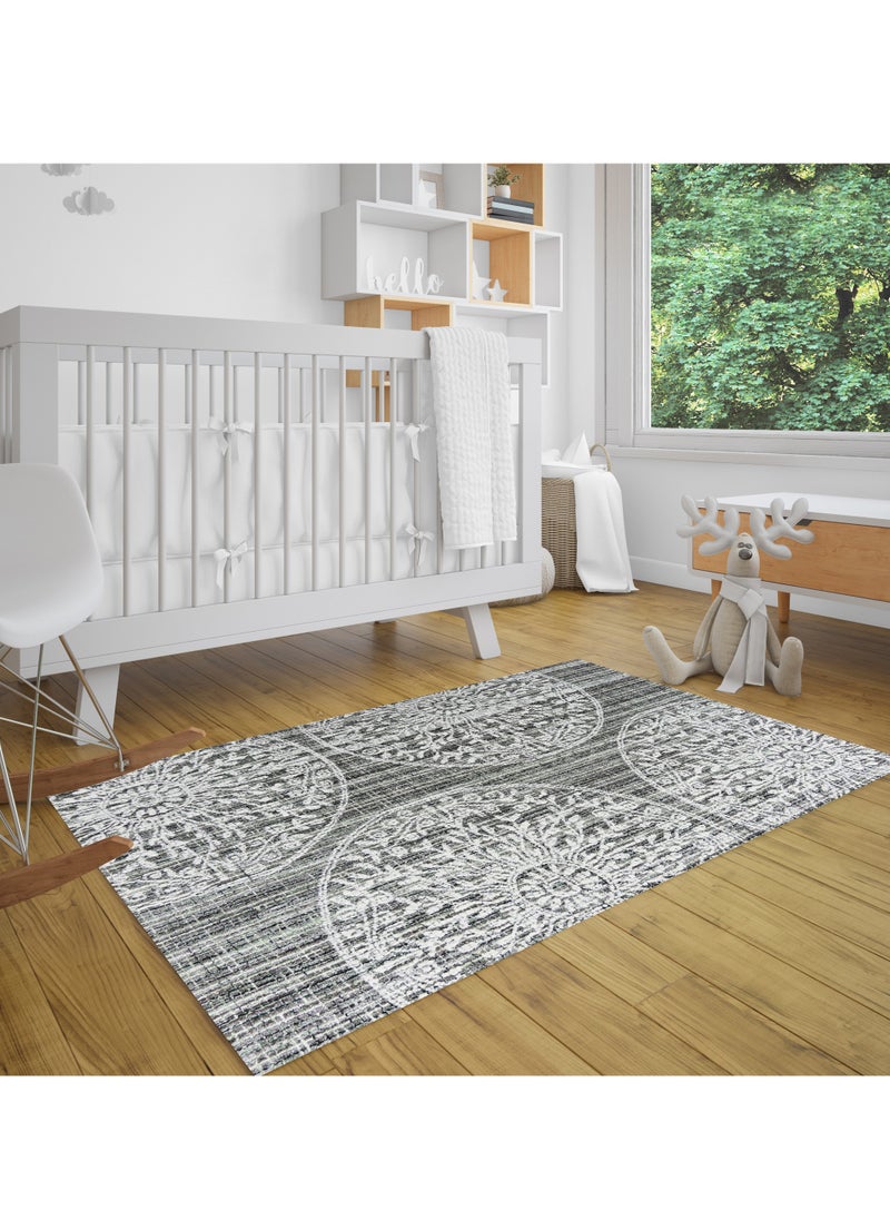 AURUM HOME AH04A Hand Tufted Carpets Indoor Living Dining Bedroom Room and Gallery Area Rugs Loop Cut Pile Wool and Pet yarn, Rectangle  - Image 2