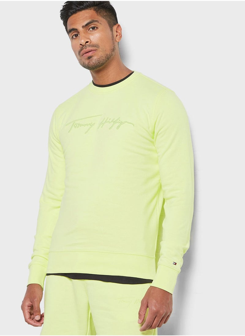 TOMMY HILFIGER - Signature Logo Sweatshirt - Image 1