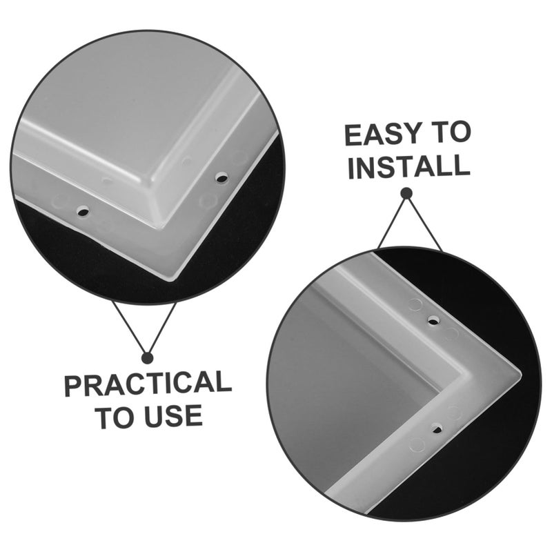 Weatherproof Plastic Doorbell Cover Keypad Protection Shield Guard Rainproof Panel - Image 4