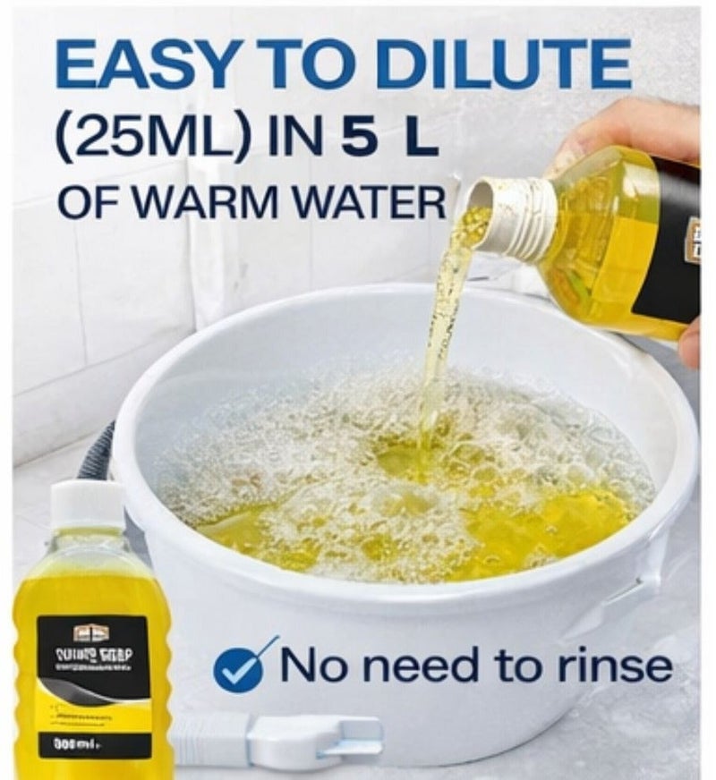 بالاس صابون سكري مركز 500مل منظف أسطح قوي – مزيل دهون وأوساخ لتحضير الجدران قبل الطلاء، يزيل بقع النيكوتين والشحوم، منظف متعدد الاستخدامات لأعمال التنظيف والتجديد - Image 4