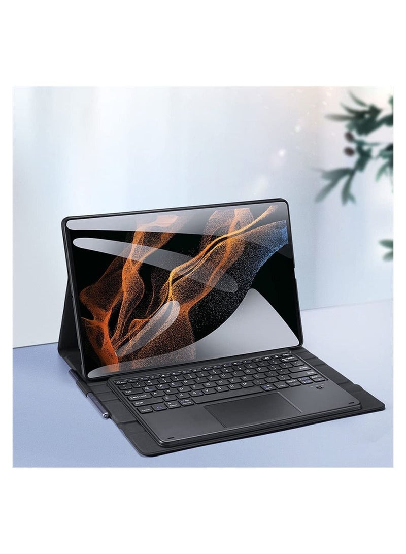 Keyboard Case Compatible with Galaxy Tab S8 Ultra 14.6 inch 2022 Wireless Detachable Keyboard with Protective Cover for Galaxy Tab S8 Ultra  - Image 1