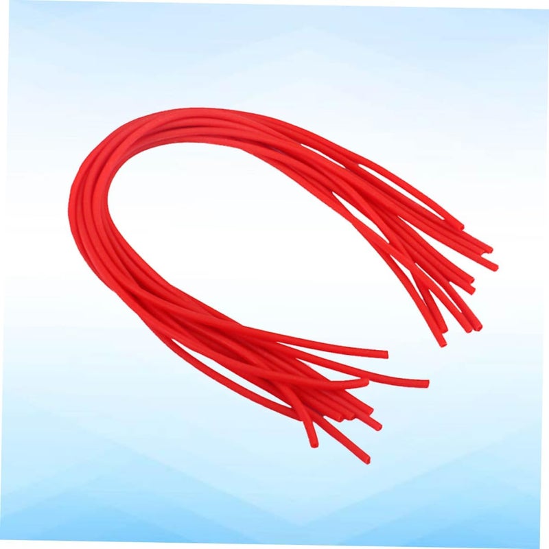 Abaodam 10pcs Rubber Tubes for Yangqin Hammers Red Chinese Dulcimer Accessories Aging Professional Performance Tubes for Musicians - Image 4