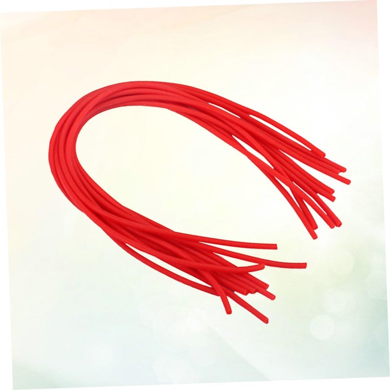 Abaodam 10pcs Rubber Tubes for Yangqin Hammers Red Chinese Dulcimer Accessories Aging Professional Performance Tubes for Musicians - Image 5