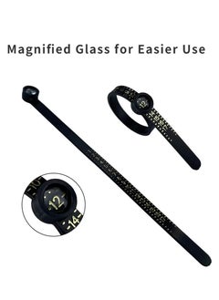 Oasisgalore Ring Sizer Measuring Tool Tape Reusable Finger Size Gauge Jewelry Sizing Tool 1-17 USA Rings Size 2Pcs  - Image 4