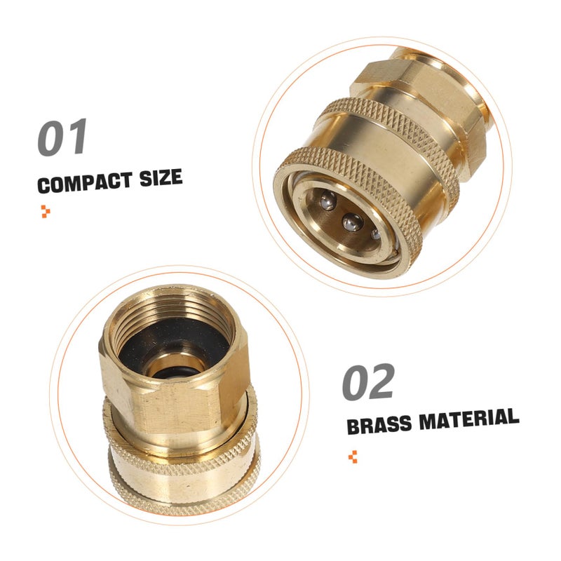 Quick Connect Adapter Kit For Pressure Washer High Pressure Hose Fittings - Image 4