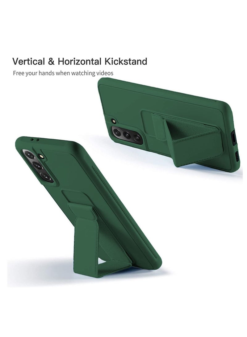 بورتوني جراب Samsung A04s / A13 5G غطاء مغناطيسي للسيارة ومسند وحامل ، غطاء قبضة يد عمودية وأفقية من السيليكون الفاخر لهاتف Samsung Galaxy A04s / A13 5G - Image 2