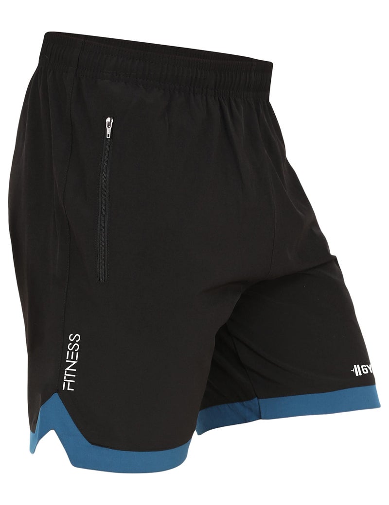 GYMIFIC Mens Sports Training Dry Fit Solid Boxer Shorts | Premium Lightweight Stretchable Activewear Gym Shorts for Running, Workout, Training & Daily Fitness Sessions (in, Alpha, S, Regular, Black) - Image 4
