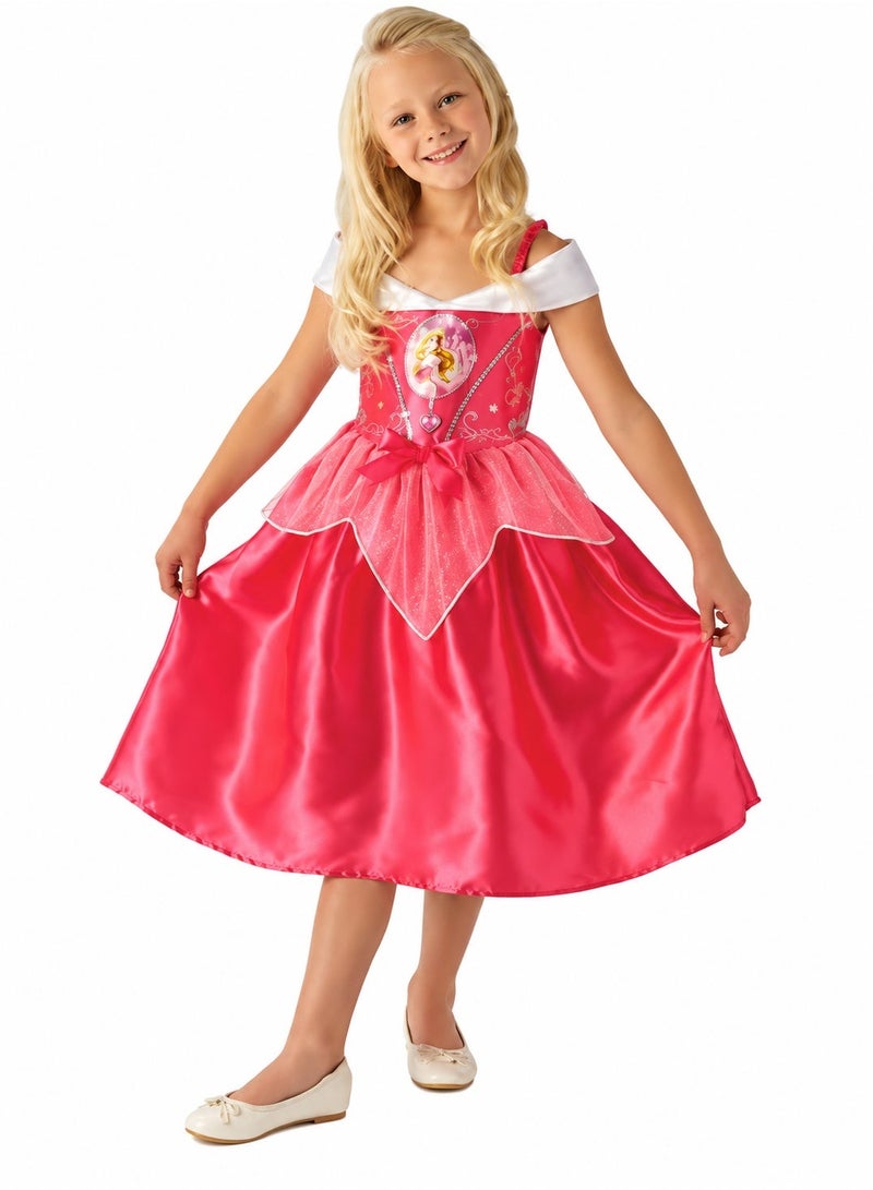Rubies Official Disney Princess Sleeping Beauty Aurora Costume for Girls, Fairy Tale Princess Dress-Up Outfit, Large Size, Perfect for Halloween, Birthday Parties, Fancy Dress Events and Role Play - Image 1