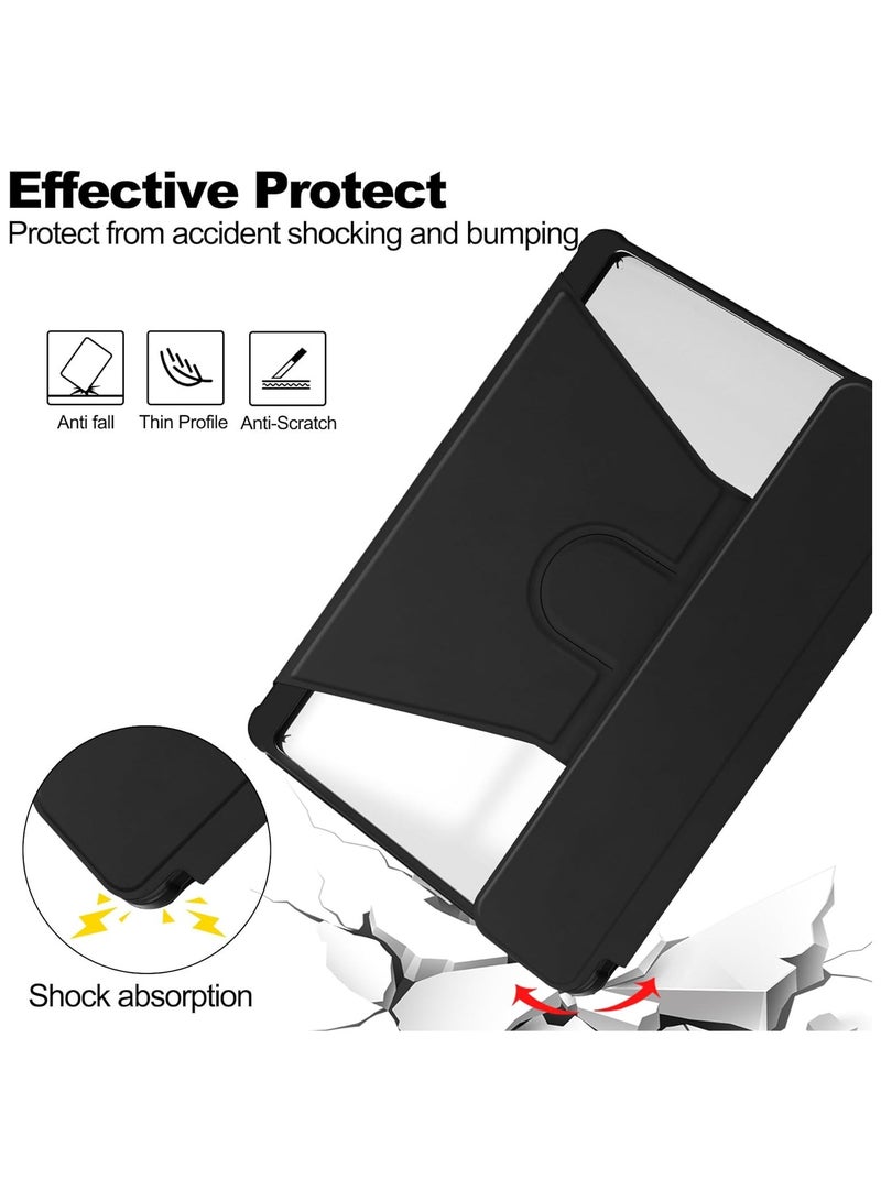 عام غطاء لوحة المفاتيح متوافق مع iPad Air 13 بوصة 2024 (M2)، غطاء ذكي مع قاعدة دوارة ولوحة مفاتيح لاسلكية قابلة للفصل مع حامل للقلم لـ iPad Air 13 - Image 2