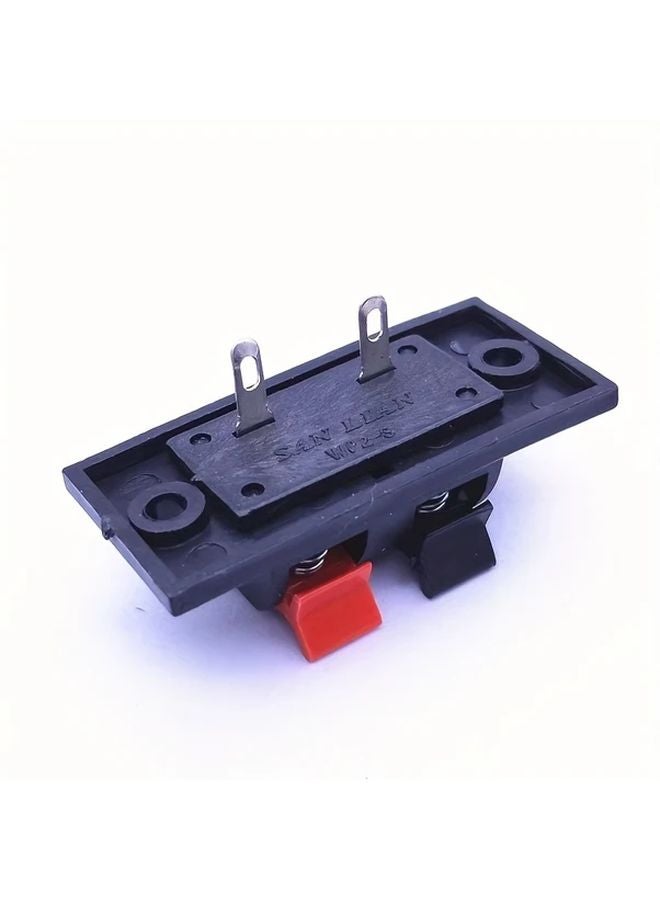 2pcs Spring Audio Connector Clips Dual Channel Speaker Wire Testing Clamps - Image 5