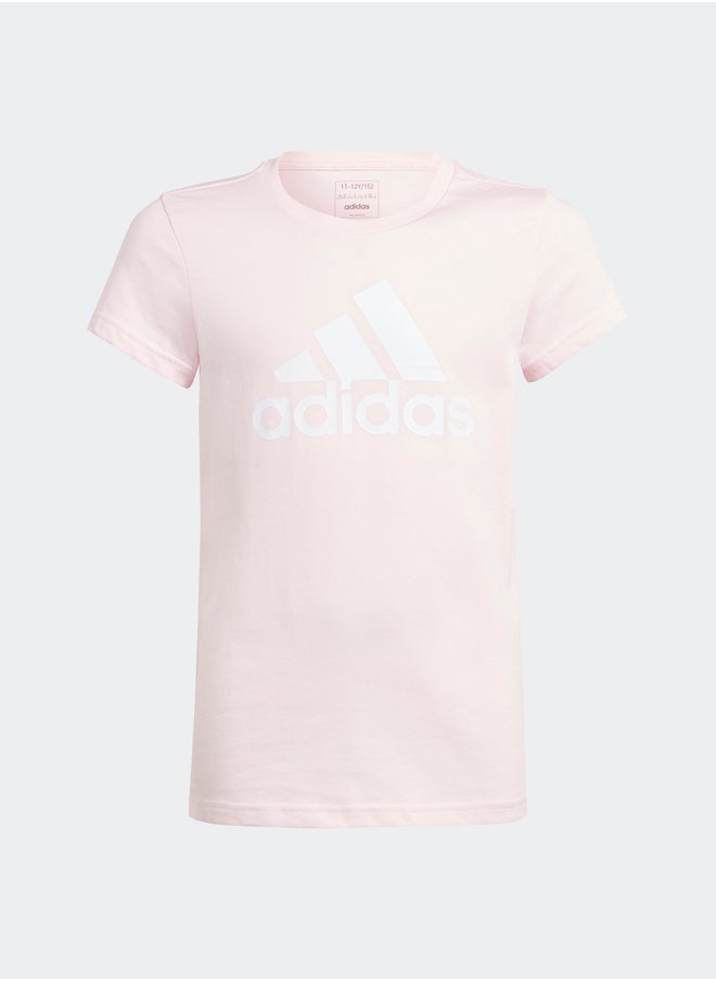 Adidas Junior Girls Essentials Big Logo Cotton T-Shirt  - Image 1