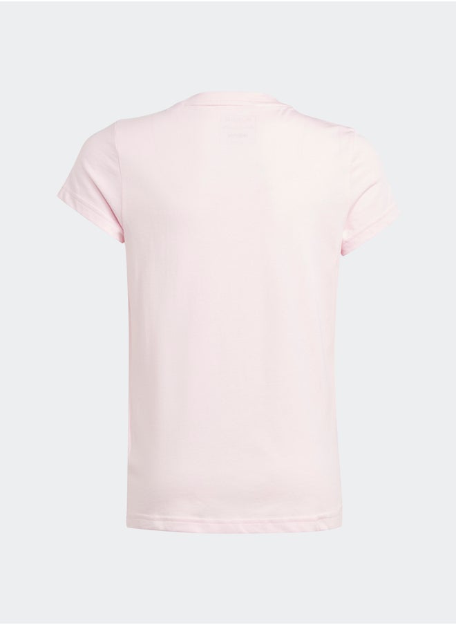 Adidas Junior Girls Essentials Big Logo Cotton T-Shirt  - Image 3
