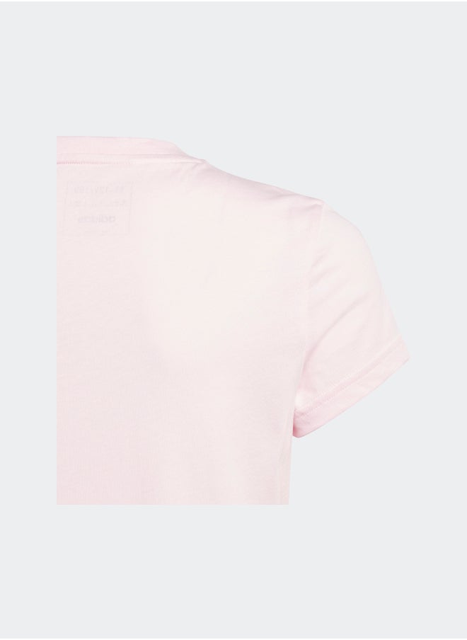 Adidas Junior Girls Essentials Big Logo Cotton T-Shirt  - Image 4