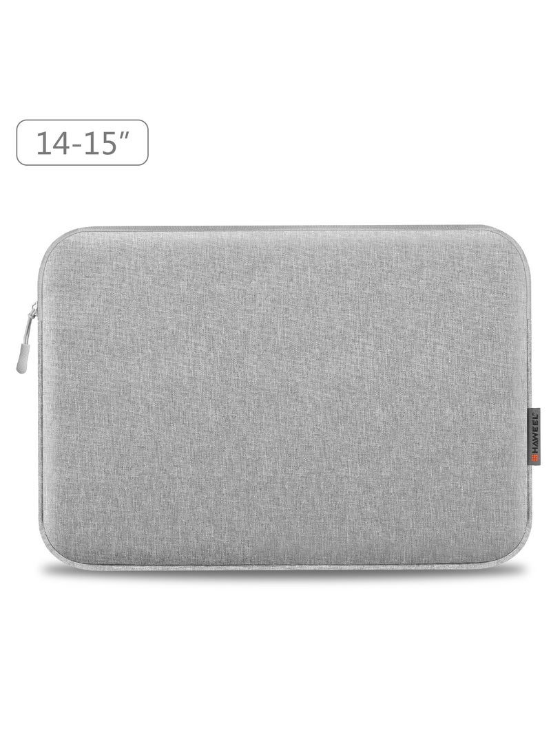 HAWEEL - 14-15-Inch Sleeve Case Zipper Laptop Handbag(GREY) - Image 1