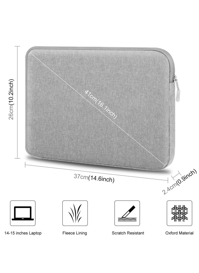 HAWEEL - 14-15-Inch Sleeve Case Zipper Laptop Handbag(GREY) - Image 1