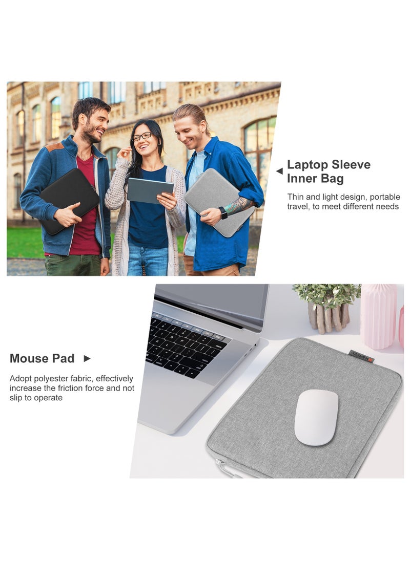 HAWEEL - 14-15-Inch Sleeve Case Zipper Laptop Handbag(GREY) - Image 1