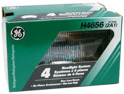 GE Lighting H4656 Standard Automotive Halogen Sealed Beam Replacement Bulb - Image 3