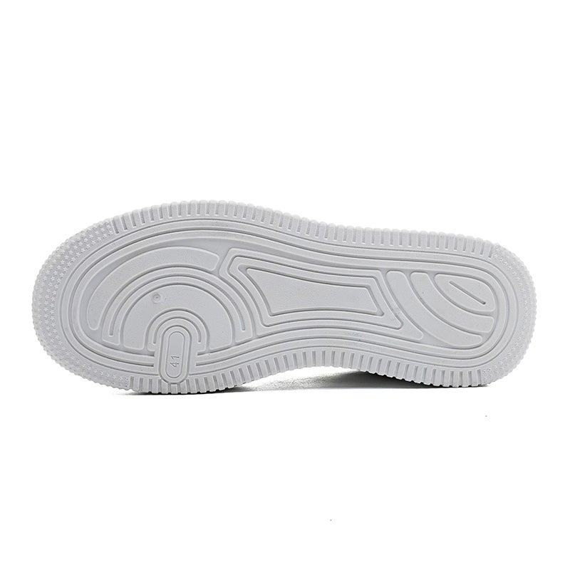 RENBEN Breathable And Wear resistant Low top Skateboard Shoes Men's White - Image 5