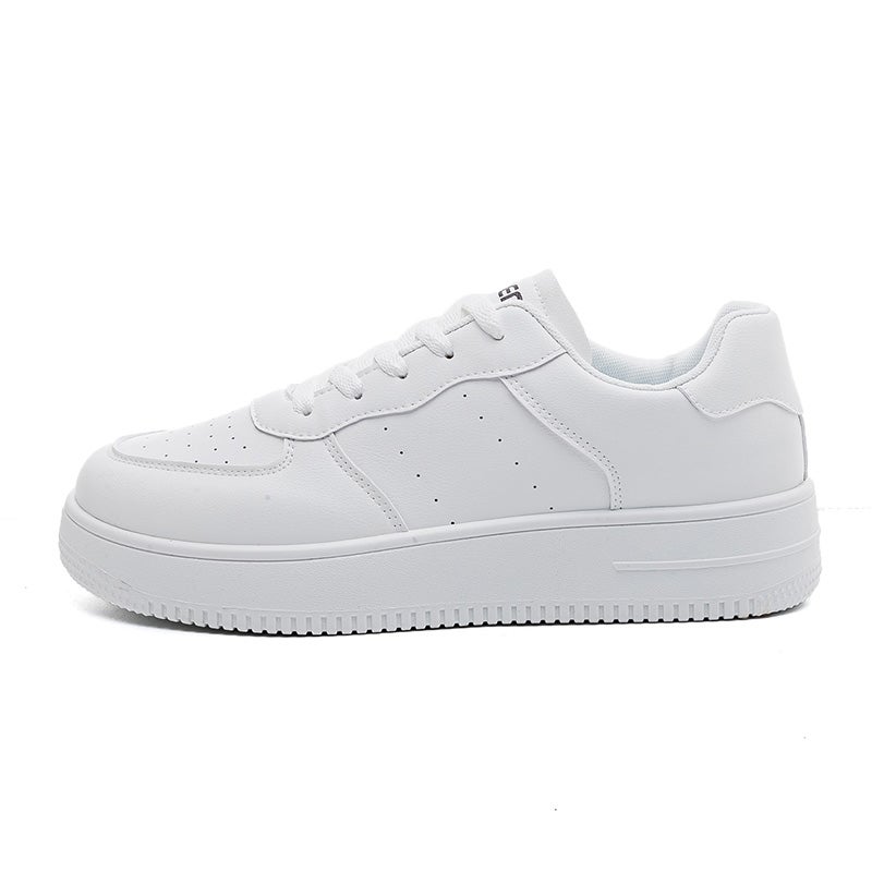 RENBEN Breathable And Wear resistant Low top Skateboard Shoes Men's White - Image 1
