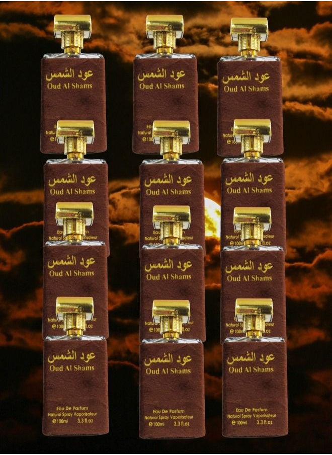 12 pieces perfume oud alshams 100ml EDP - pzsku/ZBD6C0465816A96C3CD8EZ/45/_/1687271270/6b2972a9-959e-4978-9c84-4eefa237313e