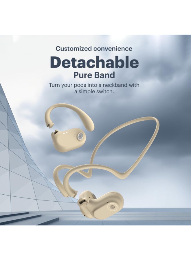 نويز Noise Pure Pods Truly Wireless Bluetooth Earbuds - Zen Beige Zen Beige - Image 5