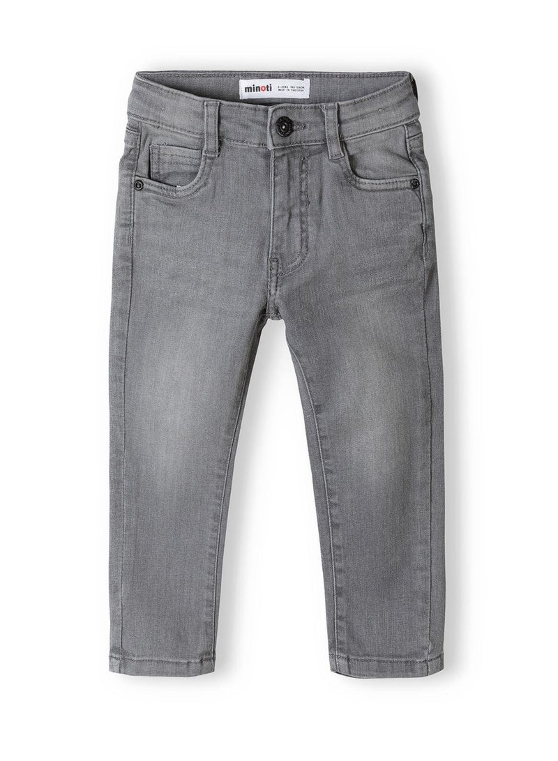 MINOTI Kids' Stretch Denim Jeans with Classic 5-Pocket Style  - Image 1