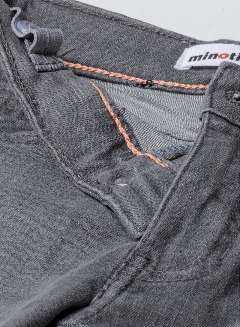MINOTI Kids' Stretch Denim Jeans with Classic 5-Pocket Style  - Image 3