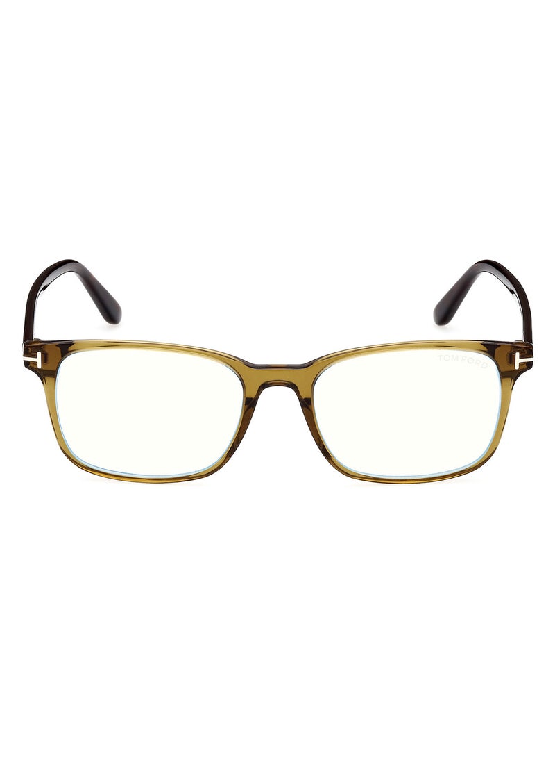 TOM FORD إطارات نظارات الرجال مربعة الشكل من الراتينج - FT5831-B09653 - مقاس العدسة: 53 مم - Image 2