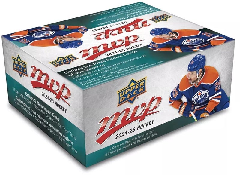 Upper Deck 202425 MVP Hockey Collectible Card Box 216 Cards 6 CardsPack 36 PacksBox NHL - Image 2