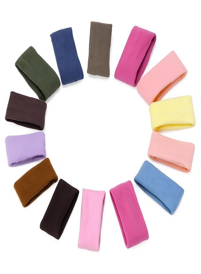 ANNACREATIONS ANNA CREATIONS 16 Pcs Cotton Hair Rubber Bands for Women & Girls - Soft Elastic Ponytail Holders - No Damage Hair Ties for Thick, Long, Curly Hair - Multicolor Stylish Scrunchies - Image 5