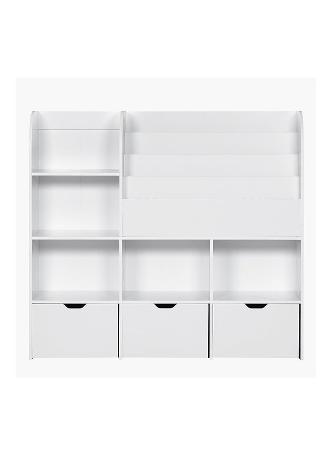 Vanilla Cosmic Storage Cabinet and Bookcase with 3 Drawers 140 x 130 x 40 cm - pzsku/ZBD6C6034D7FA9D50BDCDZ/45/_/1715241015/eead63f3-885b-4bf0-ba0e-001ec0dbcfb2