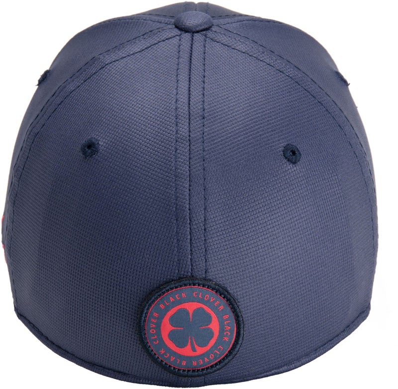 Black Clover Spring Luck Navy L/XL Hat with Psych Pink Clover - Image 2