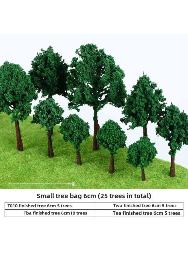 Finished Tree Set Building Sand Table Model Material Scene Micro Landscape Tree Model Diy Handmade Tree Trunk-Color:Small Tree Bag 6cm  - Image 1