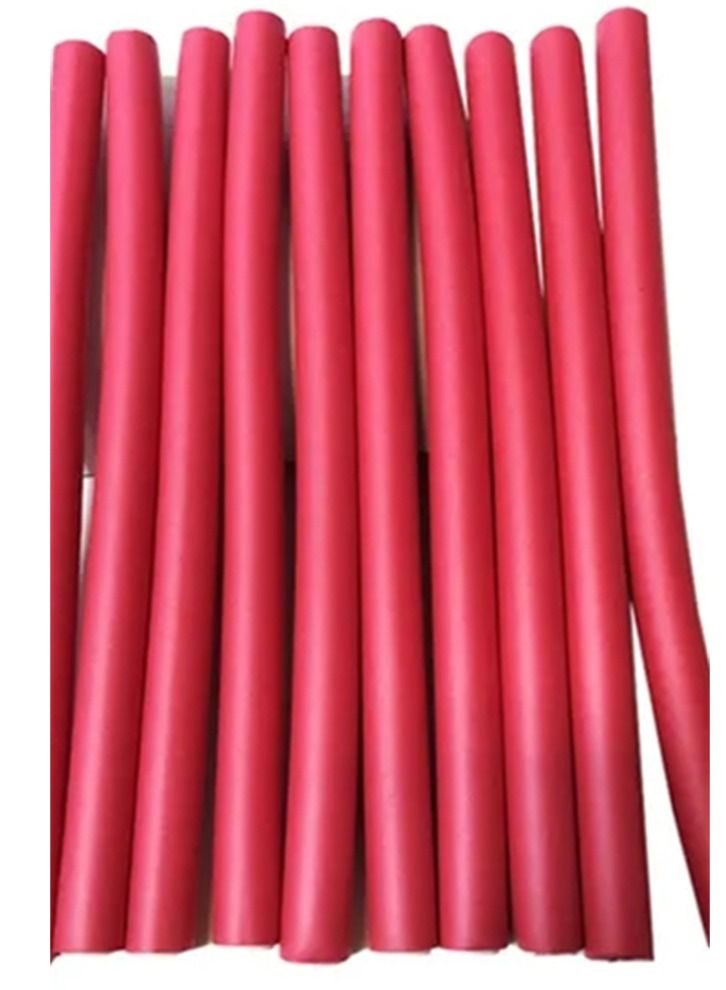 BLOOMING TIME 10-Piece Soft Foam Flexible Curling Rod Twist Hair Rollers 1.5CM - Image 1